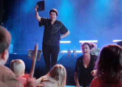 Anna Kruse og Kirsten Juul Seidenfaden til koncerten ”Vi finder på"